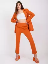 Italy Moda Kelnės-DHJ-SP-13926.02-tamsiai oranžinės spalvos