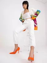 Italy Moda Kelnės-DHJ-SP-15832.64-baltos
