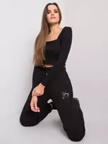 Relevance Sportinės kelnės - RV-DR-7275.24P - juodos