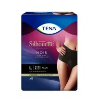 "Tena Silhouette Tall" juodos kelnaitės L dydis 8vnt