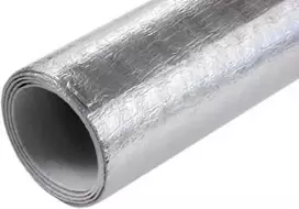 Radiatoriaus metalizuota polietileno plėvelė 3mm, 5 x 0,5 m