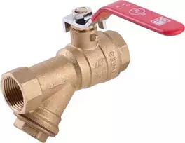 Perfexim WW DN20 rutulinis vožtuvas su filtro tipo sunkiųjų PHA-006 G3 / 4 (01-006-0200- 000)