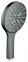 Grohe rankinė dušo galvutė Rainshower SmartActive 130 III, šlifuoto grafito
