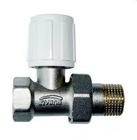 Termostatinis ventilis INVENA CZ-50-P15-W, 1/2", tiesus