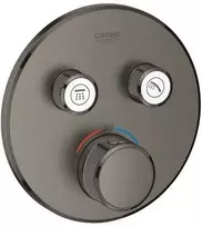 Grohe SmartControl potinkinis termostatinis maišytuvas. brushed hard graphite
