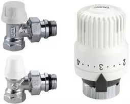 „Caleffi Rinkinys“ termostatinis kampinis 1/2 colio (KIT4220402)