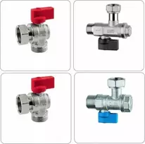 Top-Therm Universalus kampinių vožtuvų komplektas dujiniams katilams su filtrais (2 vnt. 1/2 "+ 2 vnt. 3/4")