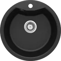 Deante granitinė virtuvinė plautuvė Deante Solis ZRS G803, Metallic graphite