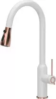 Stalo baterija Quadron Jessica Q LINE Tring Plienas Q stovi balta su vario gatavų elementų (84818011)
