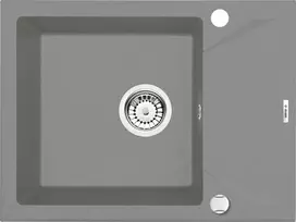 Deante granitinė virtuvinė plautuvė Deante Evora ZQJ S11A, Metallic pilkas