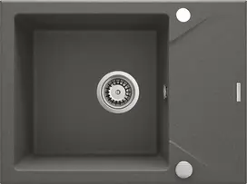Deante granitinė virtuvinė plautuvė Deante Evora, ZQJ_T11A, Anthracite metallic