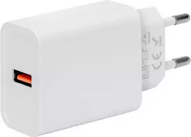 OBAL:ME Laidinis įkroviklis USB-A 18W baltos spalvos