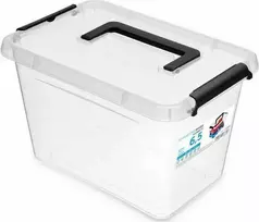 ORPLAST Stačiakampis konteineris su rankena 6.5l Paprastas langelis 61333