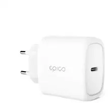 Įkroviklis Epico 20W PD USB-C, USB-C, balta