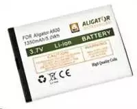 Aligator „Alligator“ ličio jonų akumuliatorius, 1350 mAh