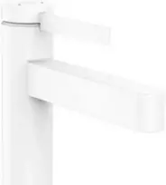 Hansgrohe Praustuvo maišytuvas Finoris 110, su iššokančiu snapu, matinės baltos spalvos