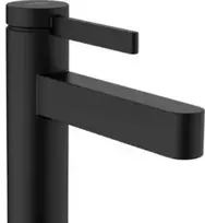 Hansgrohe Finoris 110 praustuvo maišytuvas su pop-up, matinis juodas
