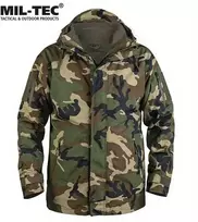 Neperšlampama striukė Mil-tec Wet Weather Gen.II Woodland