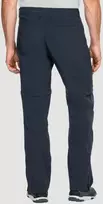 JackWolfskin Kelnės-šortai vyrams JACK WOLFSKIN CANYON ZIP OFF mėlynos