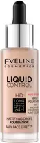 Eveline Cosmetics LIQUID CONTROL HD 003 Ivory rusvai gelsvas, 32 ml