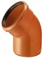 Lauko kanalizacijos alkūnė Magnaplast, Ø 110 mm, 45°