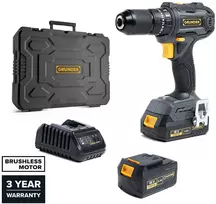 Grąžtas Akumuliatorinis smūginis gręžtuvas Grunder CD-B1218, 18 V, 2 Ah/4 Ah