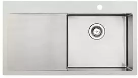 Lavabo Aps Tapwell Virtuvės kriauklė Kubus 900R, minkšta iš nerūdijančio plieno