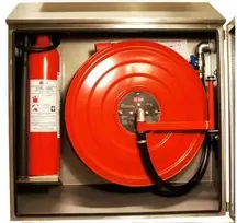 Falck Danmark A/S cvr16271241 Priešgaisrinė spintelė 6SW 30m 3/4'' su sūpynėmis, balta