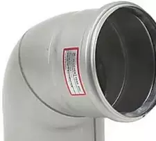 „Blücher“ alkūnė 68° 110 mm – RF be žiedo, nerūdijančio plieno „Europipe“