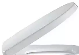 „Pressalit“ sėdynė „Delight“ su dangčiu – balta, su „Uni-flex“ tvirtinimo detalėmis, nerūdijantis plienas. Tinka ia 613056100