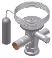 Danfoss TUA R134a/R513A litavimo jungtis - termostatinis išsiplėtimo vožtuvas, 1/2 išorinio skersmens, R134a/R513A, R