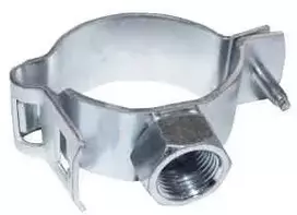 Geberit PEH vamzdžio laikiklis 110 mm, 1/2 m, plienas, cinkuotas