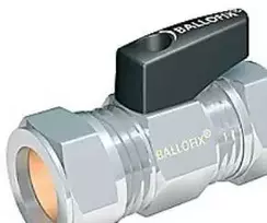 „Broen Ballofix“ 10x15 mm su rankena – tvirtinimo modelis t.cu ir Pex