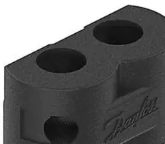 Danfoss JIP izoliacinis apvalkalas - DN20 dvigubas vožtuvas, dvigubas vamzdis