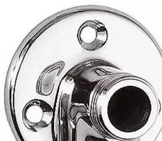 Grohe sieninis flanšas, chromuotas, su 3/4 colio išoriniu x 1/2 colio vidiniu sriegiu