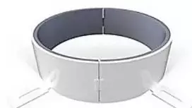 Isoglobal Ug FPS spyruoklinis žiedas 63 mm - 63/50 mm