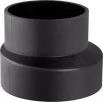 75 x 50 mm redukcinis ekscentrinis juodas PEH Geberit