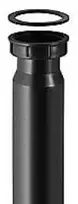 Geberit PEH tiesus jungiamasis elementas 40 mm - su 1 1/2 jungties veržle 152.108.16