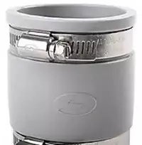 Lemvigh Muller Vamzdžio jungtis tiesi 85-75 mm - „Fernco L920-1“ pilka