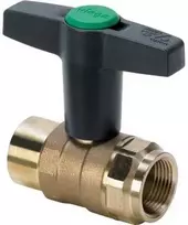 VIEGA Easytop rutulinis vožtuvas, pagamintas iš juodo metalo, 1 colio