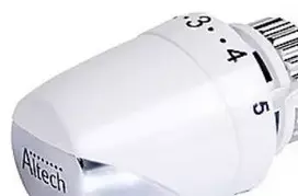 Resideo / Satcom1 Intergration DKK jutiklio elementas baltai chromuotas - jungiamoji veržlė M30x1,5
