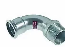 Aalberts integrated piping systemsBV VSH išorinis sriegis 22 mm x 3/4 colio, sriegis - M-tube XPress FZ presas