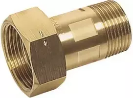 Sanha PURAFIT 1/2X3/4 vandeniui nepralaidus - silikoninė bronza. Be švino. Plokščias sandarinimas, užsandarinamas.