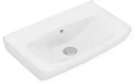 Geberit Ifö Spira kriauklė tiesi 50 cm 15010 - tvirtinimo kabliukas/standartinė laikiklis, be perpildymo, be skylės maišytuvui, gylis 310