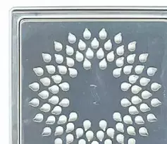 Purus Jo DROP rėmelis/grotelės – nerūdijantis plienas. Šlifuotas.
