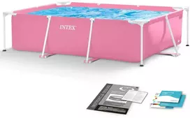 Didelis stačiakampio formos rėmo sodo baseinas 220 x 150 cm INTEX 28266