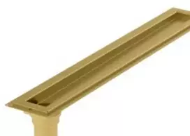 „Blücher WATERL.“ trapas 900 - Grindys: betonas, žalvario spalvos, išleidimo anga: Ø50 mm, vertikalus, plienas