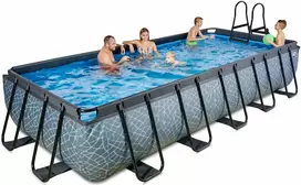 Karkasinis baseinas su smėlio filtru Exit Stone 540x250x100cm