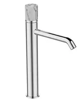 Invena Aukštas praustuvo maišytuvas StonePlus BU-P3-W01-V chromo sp