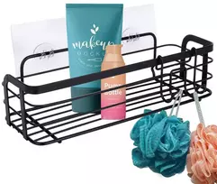 Vilde Dušo lentyna metalinė juoda klijuota 29,5x10,5x8 cm